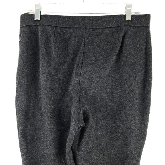 J. Jill Ponte‎ Slim Leg Pants Womens Medium Petite Heather Grey Pull On Stretch - Picture 7 of 9